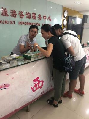 假日里的一线旅游工作者--中秋节小长假,西安市旅游咨询中心员工们坚守一线!